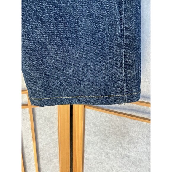 Everlane Womens 29x27” Selvedge Denim Blue Jeans Organic Cotton, Straight Leg - Picture 7 of 12